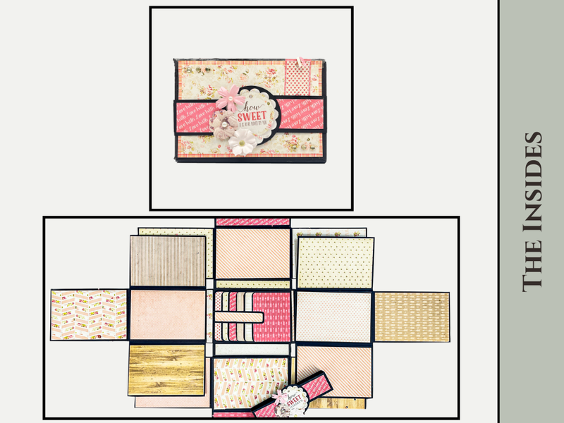 CrafTreat White Expanding Folio