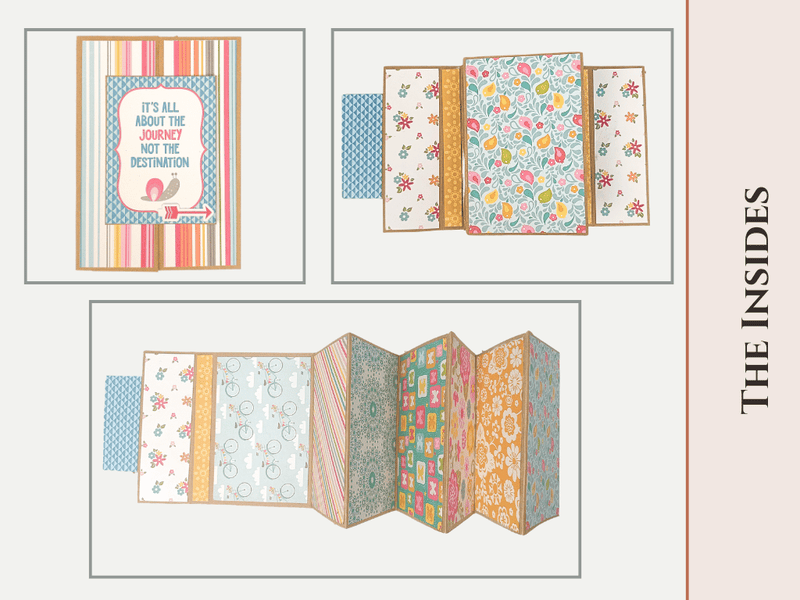 CrafTreat Quick Accordion Folio - Kraft, Black & White