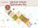 Craftreat Squash Accordion Scrapbook Blank Quick Folio -3pk. {C915}