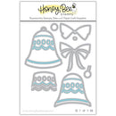 Honey Bee Stamps: Lovely Layering Holiday Bells Die Set {N22}