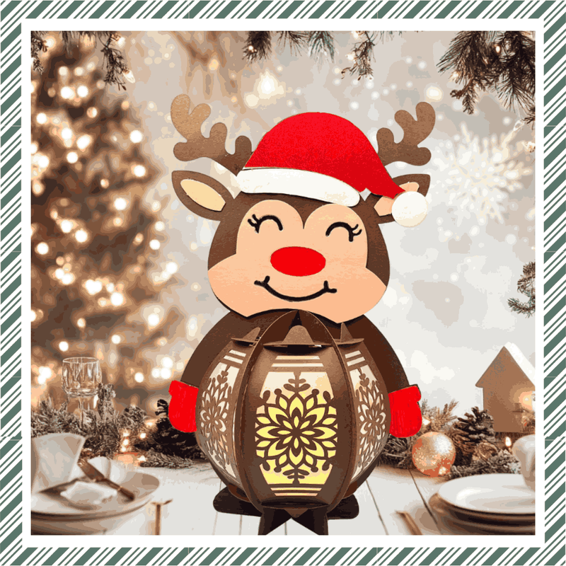Craftreat DIY Paper Lanterns - Reindeer