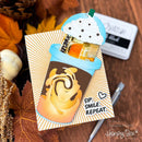 Honey Bee Stamps: Lovely Layers: Coffee Cup Swirls Add-On Die Set {N14}