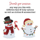 Honey Bee Stamps: Lovely Layers: Vintage Snowman Die Set {N04}