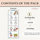 Craftreat Envelope Card Box Card Blanks {F300}