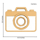 Craftreat 3D Shaker Chipboards - Camera {E116}