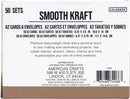 American Crafts Colorbok A2 Kraft Cards W/Envelopes {B216}