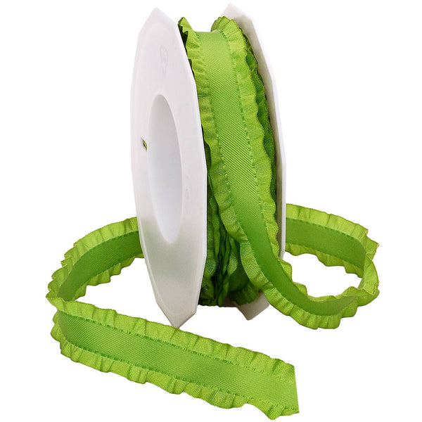 7/8" Kiwi Double Ruffle