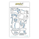 Honey Bee Stamps: Lovely Layers: Vintage Snowman Die Set {N04}