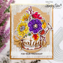 Honey Bee Stamps: Stacking Art Deco Labels Die Set {N25}