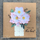 Honey Bee Stamps: Winter Bouquets Die Set {N05}