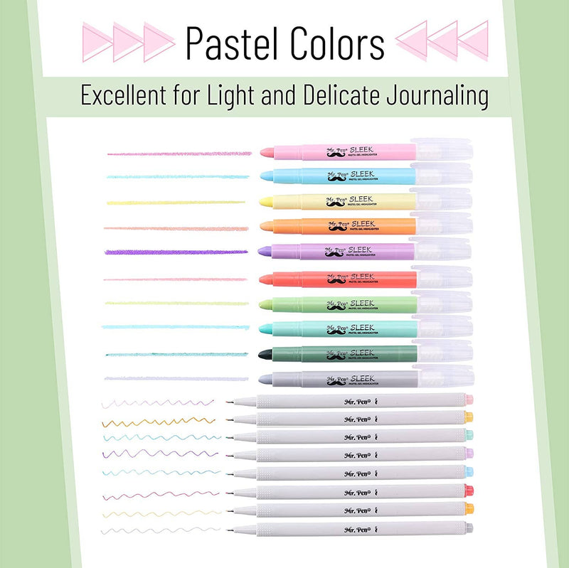 Mr. Pen Bible Gel Highlighters & Fineliner Pens {F305}