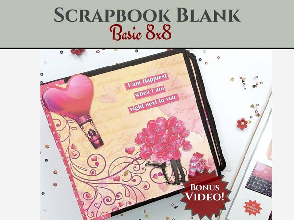 CrafTreat 8x8 White Basic Folio