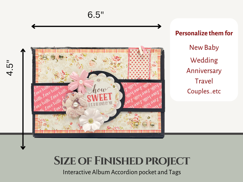 CrafTreat White Expanding Folio