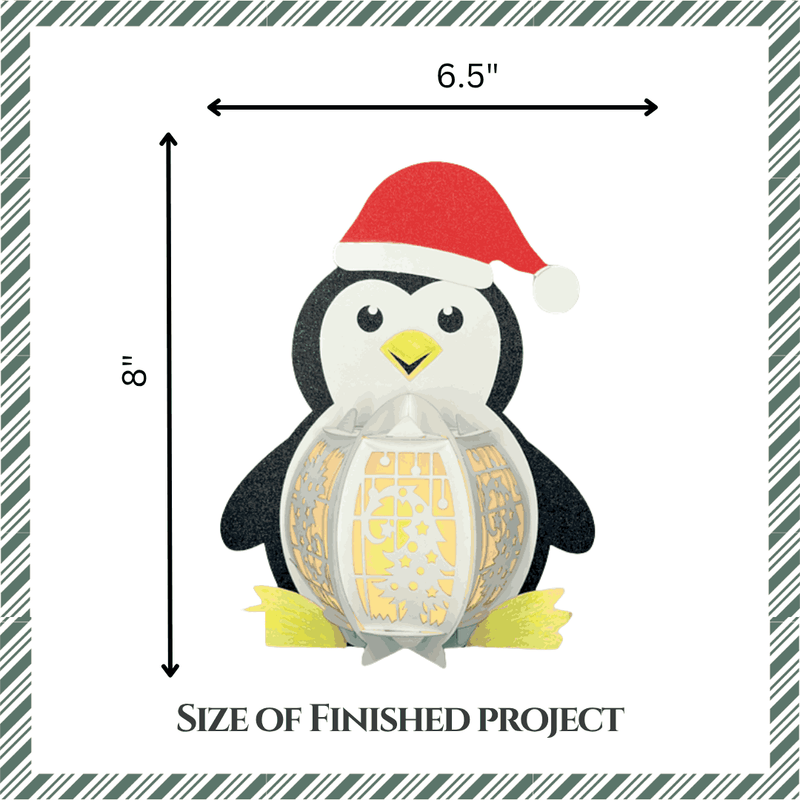 Craftreat DIY Paper Lanterns - Penguin {B321}