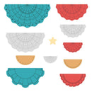Honey Bee Stamps: Lovely Layers:  Bunting Die Set {N23}