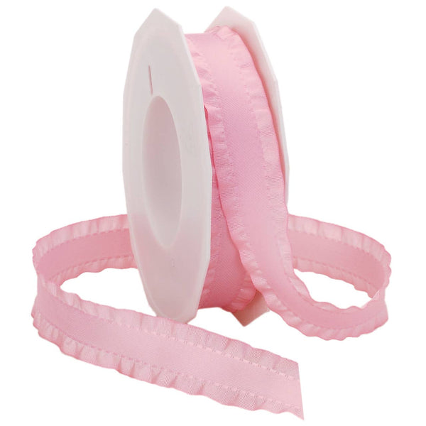 7/8" Pink Double Ruffle