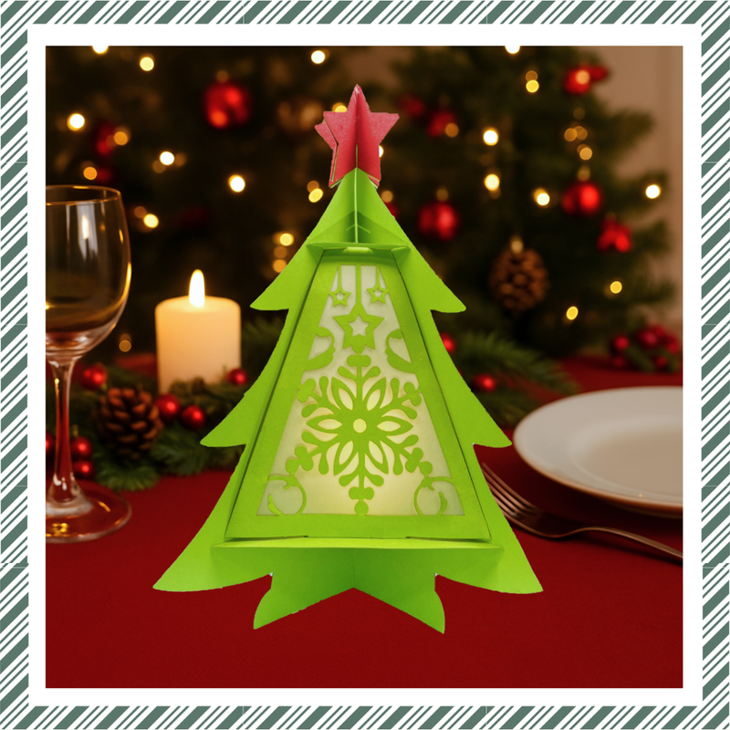 Craftreat DIY Paper Lanterns - Christmas Tree