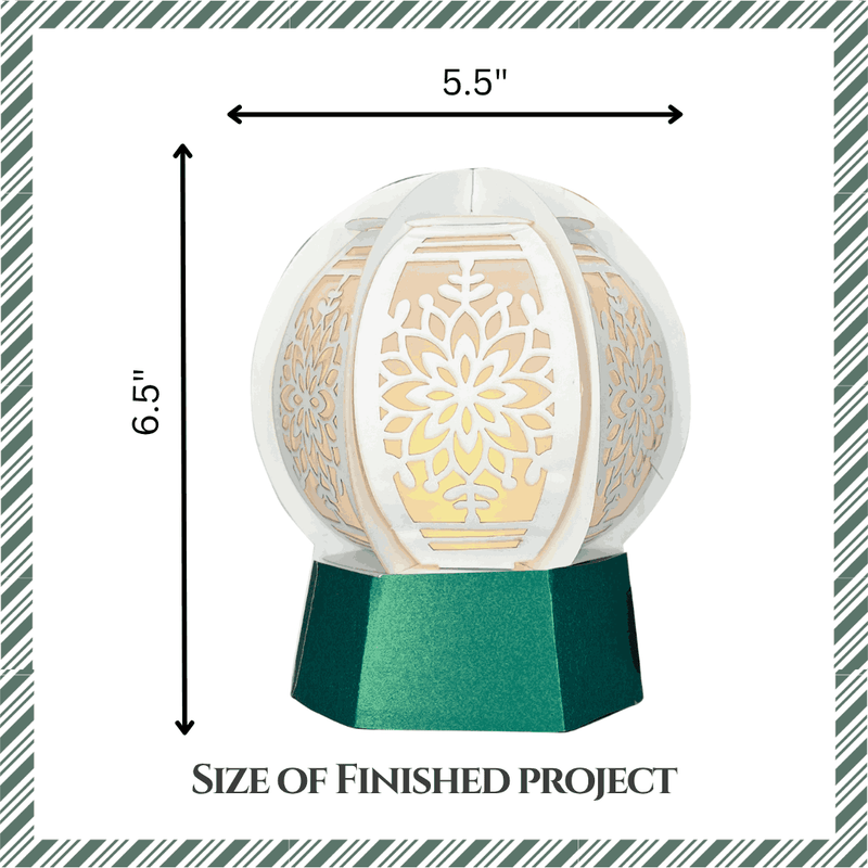 Craftreat DIY Paper Lanterns - Snowglobe {C715}