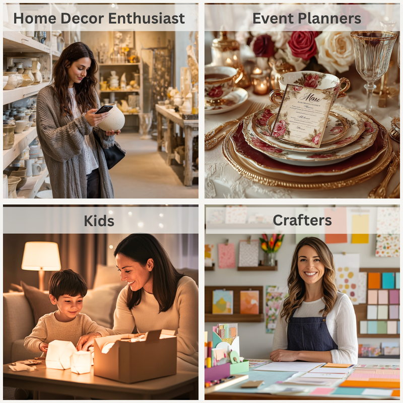Craftreat DIY Paper Lanterns - Winter House {F605}