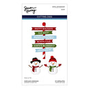 Spellbinders Simon Hurley North Pole Sentiments Etched Dies {E148}