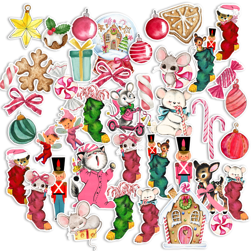 Pretty Little Studio Sprinkles Christmas Ephemera Pack {G217}