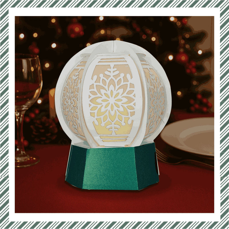 Craftreat DIY Paper Lanterns - Snowglobe {C715}