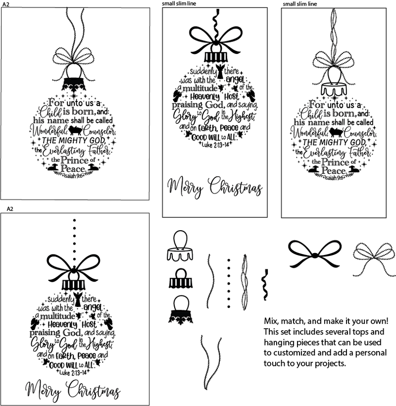 Maymay's Adorned 4x6 Stamp Set {A200}