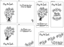 Maymay's Bouquet of Blessings 4x6 Stamp Set {A01}
