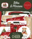 Carta Bella Have a Beary Christmas Titles & Phrases Ephemera {D115}
