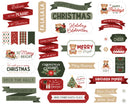 Carta Bella Have a Beary Christmas Titles & Phrases Ephemera {D115}