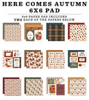 Carta Bella 6x6 Here Comes Autumn Paper Pad {B23}