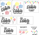 Maymay's Celebrate 4x6 Stamp Set {A194}