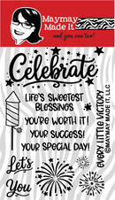 Maymay's Celebrate 4x6 Stamp Set {A194}