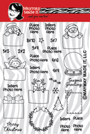 Maymay's Christmas Place Photo Here 6x8 Stamp Set {A189}