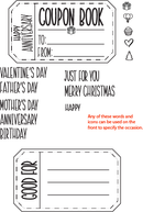 Maymay's Coupon Book Builder 4x6 Stamp Set {A142}