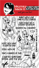 Maymay's Crafty Goose 4x6 Stamp Set {A192}