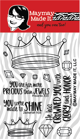 Maymay's Crown of Glory 4x6 Stamp Set {A53}