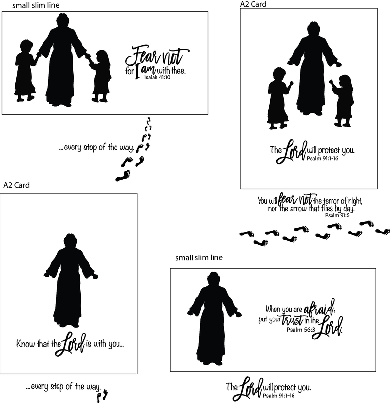 Maymay's Fear Not 4x6 Stamp Set {A203}