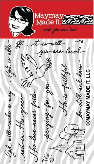 Maymay's Faithful Reminders 4x6 Stamp Set {A149}