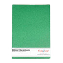 CrafTreat Green Glitter Cardstock - 10pcs {B112}