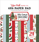 Echo Park 6x6 Here Comes Santa Paws Paper Pad {B19}