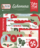 Echo Park Here Comes Santa Paws Ephemera {D149}