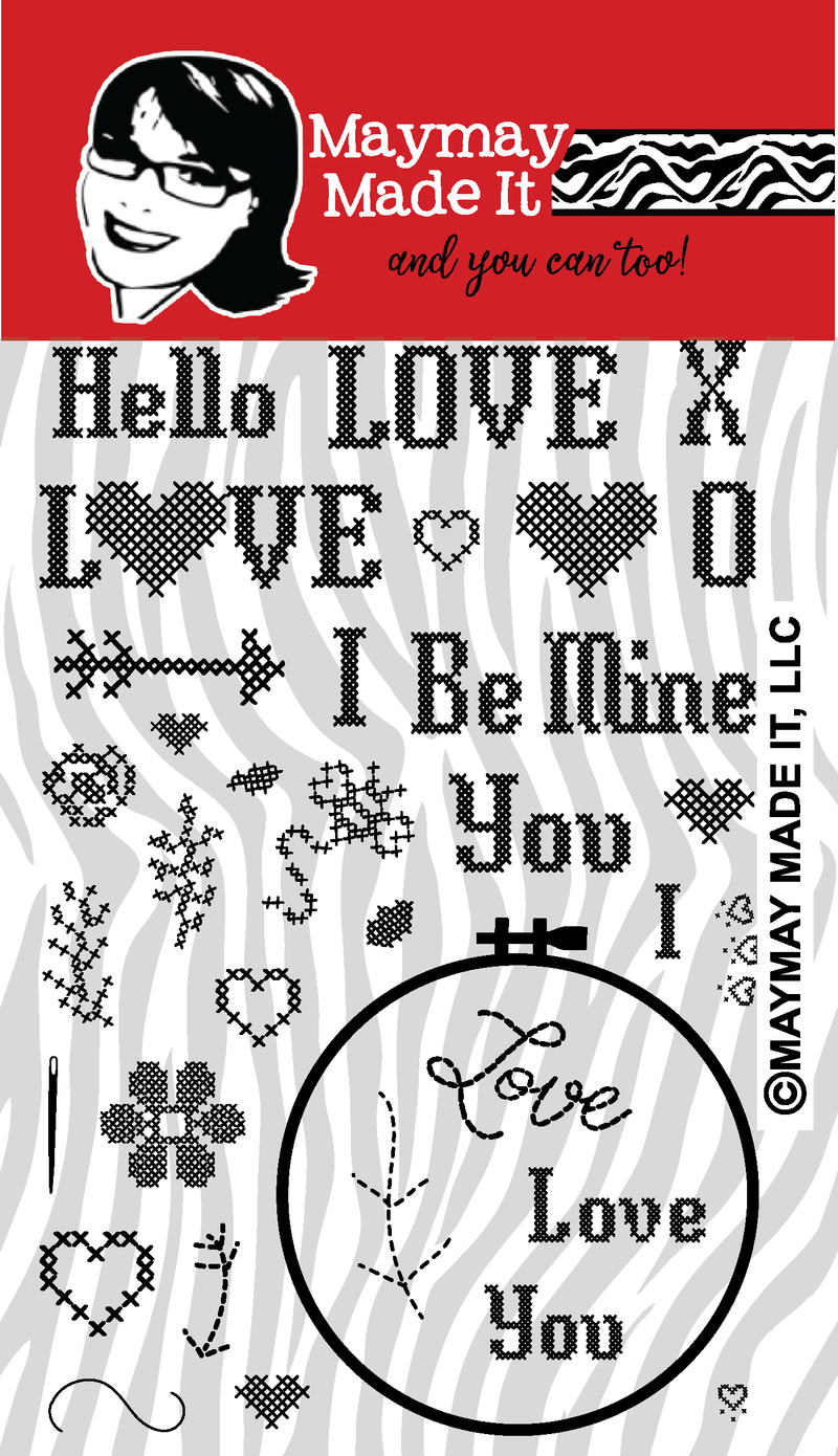 Maymay's Hello Love 4x6 Stamp Set {A22}