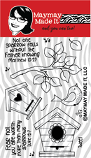Maymay's His Eye Is On The Sparrow 4x6 Stamp Set {A153}