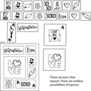 Maymay's Love Notes 4x6 Stamp Set {A215}