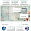 Scrapbook Magnetic Glass Craft Mat