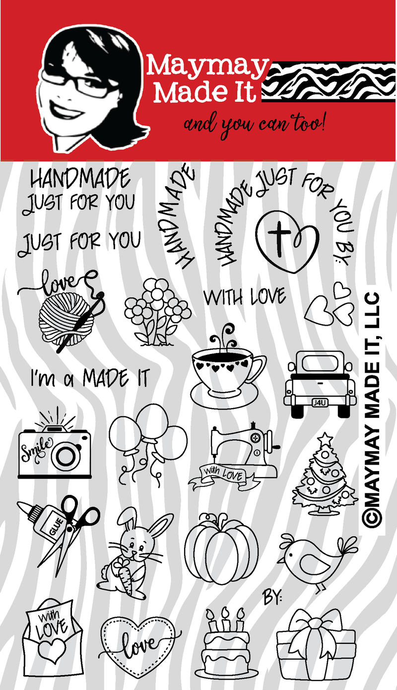 Maymay's Made By A Made It 4x6 Stamp Set {A09}