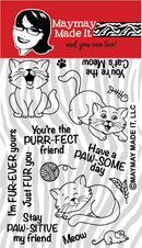 Maymay's Mavis & Mavrick 4x6 Stamp Set {A125}