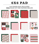 Echo Park 6x6 North Pole Christmas Paper Pad {B14}