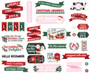 Echo Park North Pole Christmas Titles & Phrases Ephemera {G218}